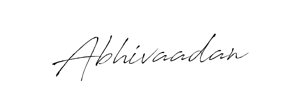 Abhivaadan stylish signature style. Best Handwritten Sign (Antro_Vectra) for my name. Handwritten Signature Collection Ideas for my name Abhivaadan. Abhivaadan signature style 6 images and pictures png