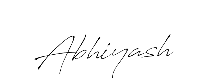 Create a beautiful signature design for name Abhiyash. With this signature (Antro_Vectra) fonts, you can make a handwritten signature for free. Abhiyash signature style 6 images and pictures png