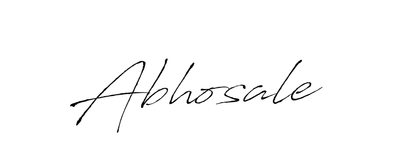 Create a beautiful signature design for name Abhosale. With this signature (Antro_Vectra) fonts, you can make a handwritten signature for free. Abhosale signature style 6 images and pictures png