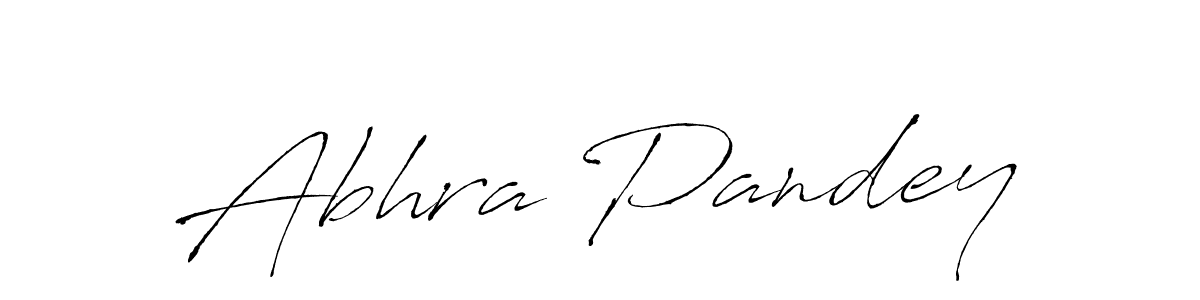 Abhra Pandey stylish signature style. Best Handwritten Sign (Antro_Vectra) for my name. Handwritten Signature Collection Ideas for my name Abhra Pandey. Abhra Pandey signature style 6 images and pictures png