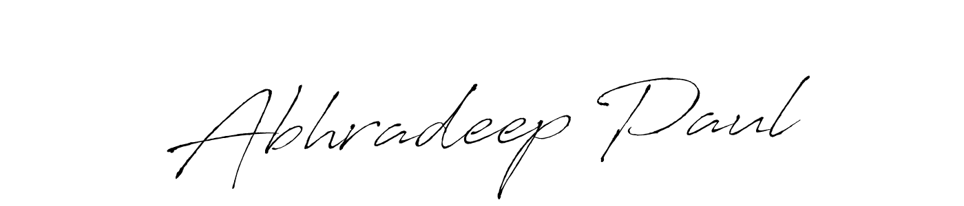 How to make Abhradeep Paul signature? Antro_Vectra is a professional autograph style. Create handwritten signature for Abhradeep Paul name. Abhradeep Paul signature style 6 images and pictures png