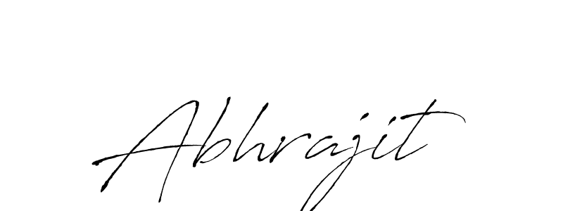 Use a signature maker to create a handwritten signature online. With this signature software, you can design (Antro_Vectra) your own signature for name Abhrajit. Abhrajit signature style 6 images and pictures png