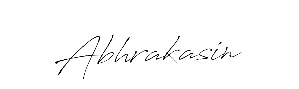 Design your own signature with our free online signature maker. With this signature software, you can create a handwritten (Antro_Vectra) signature for name Abhrakasin. Abhrakasin signature style 6 images and pictures png