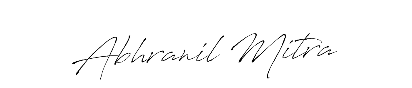 Abhranil Mitra stylish signature style. Best Handwritten Sign (Antro_Vectra) for my name. Handwritten Signature Collection Ideas for my name Abhranil Mitra. Abhranil Mitra signature style 6 images and pictures png