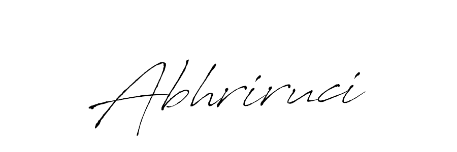 Create a beautiful signature design for name Abhriruci. With this signature (Antro_Vectra) fonts, you can make a handwritten signature for free. Abhriruci signature style 6 images and pictures png