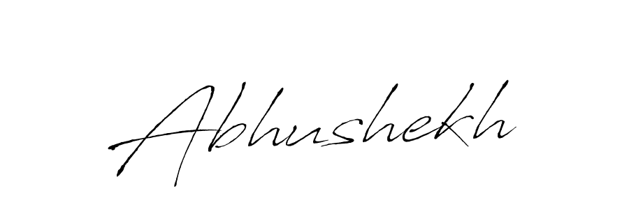 How to make Abhushekh signature? Antro_Vectra is a professional autograph style. Create handwritten signature for Abhushekh name. Abhushekh signature style 6 images and pictures png