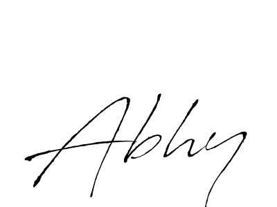 Also You can easily find your signature by using the search form. We will create Abhy name handwritten signature images for you free of cost using Antro_Vectra sign style. Abhy signature style 6 images and pictures png