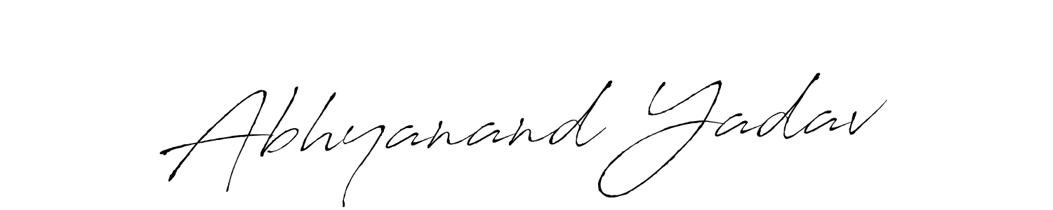 Antro_Vectra is a professional signature style that is perfect for those who want to add a touch of class to their signature. It is also a great choice for those who want to make their signature more unique. Get Abhyanand Yadav name to fancy signature for free. Abhyanand Yadav signature style 6 images and pictures png