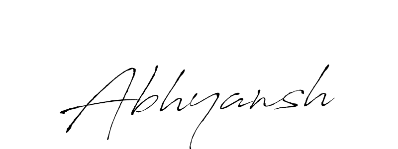 The best way (Antro_Vectra) to make a short signature is to pick only two or three words in your name. The name Abhyansh include a total of six letters. For converting this name. Abhyansh signature style 6 images and pictures png