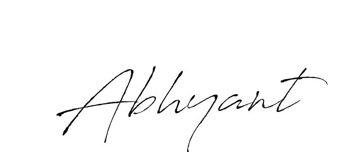 Use a signature maker to create a handwritten signature online. With this signature software, you can design (Antro_Vectra) your own signature for name Abhyant. Abhyant signature style 6 images and pictures png