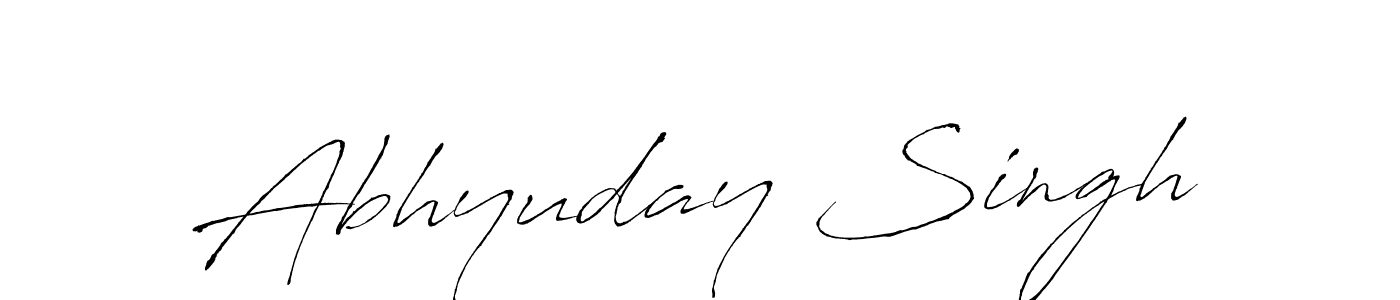 How to make Abhyuday Singh signature? Antro_Vectra is a professional autograph style. Create handwritten signature for Abhyuday Singh name. Abhyuday Singh signature style 6 images and pictures png