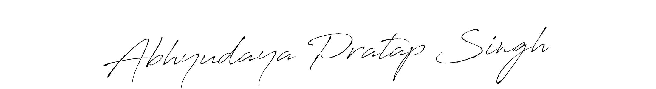 Create a beautiful signature design for name Abhyudaya Pratap Singh. With this signature (Antro_Vectra) fonts, you can make a handwritten signature for free. Abhyudaya Pratap Singh signature style 6 images and pictures png