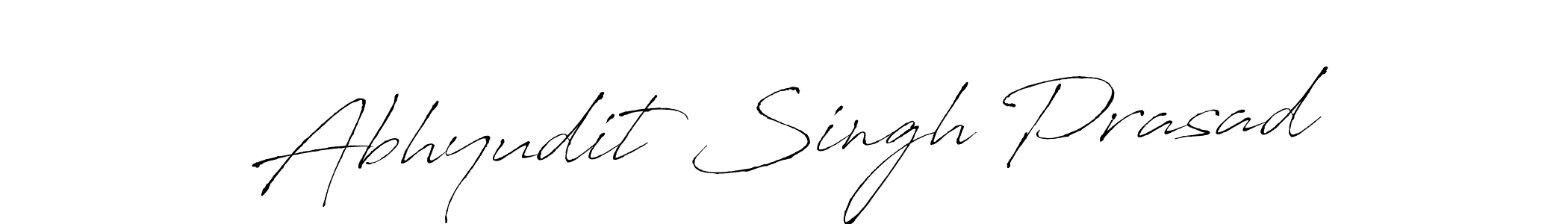 You should practise on your own different ways (Antro_Vectra) to write your name (Abhyudit Singh Prasad) in signature. don't let someone else do it for you. Abhyudit Singh Prasad signature style 6 images and pictures png