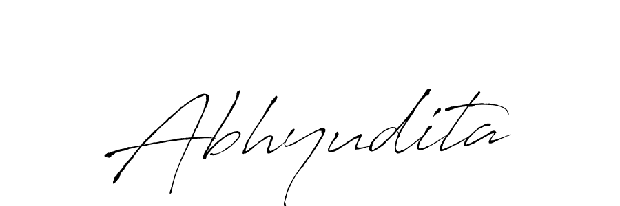 Create a beautiful signature design for name Abhyudita. With this signature (Antro_Vectra) fonts, you can make a handwritten signature for free. Abhyudita signature style 6 images and pictures png