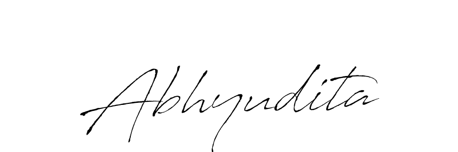 Create a beautiful signature design for name Abhyudita. With this signature (Antro_Vectra) fonts, you can make a handwritten signature for free. Abhyudita signature style 6 images and pictures png