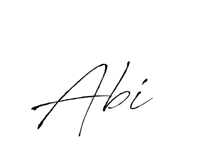 How to make Abi  signature? Antro_Vectra is a professional autograph style. Create handwritten signature for Abi  name. Abi  signature style 6 images and pictures png