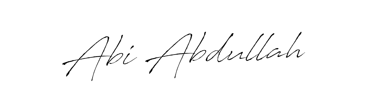 Also we have Abi Abdullah name is the best signature style. Create professional handwritten signature collection using Antro_Vectra autograph style. Abi Abdullah signature style 6 images and pictures png