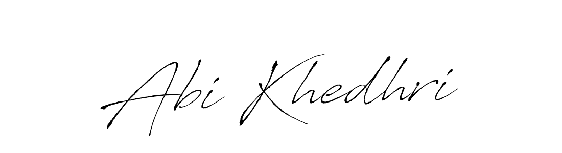 How to make Abi Khedhri signature? Antro_Vectra is a professional autograph style. Create handwritten signature for Abi Khedhri name. Abi Khedhri signature style 6 images and pictures png