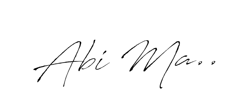 How to make Abi Ma.. signature? Antro_Vectra is a professional autograph style. Create handwritten signature for Abi Ma.. name. Abi Ma.. signature style 6 images and pictures png