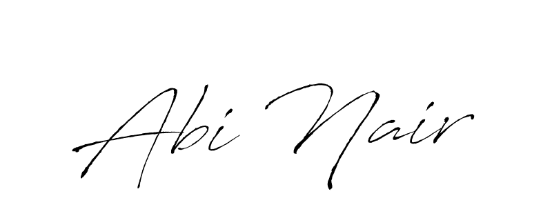 You can use this online signature creator to create a handwritten signature for the name Abi Nair. This is the best online autograph maker. Abi Nair signature style 6 images and pictures png