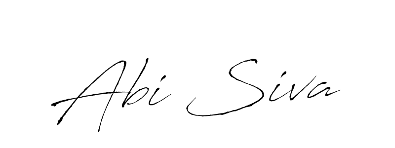 Use a signature maker to create a handwritten signature online. With this signature software, you can design (Antro_Vectra) your own signature for name Abi Siva. Abi Siva signature style 6 images and pictures png