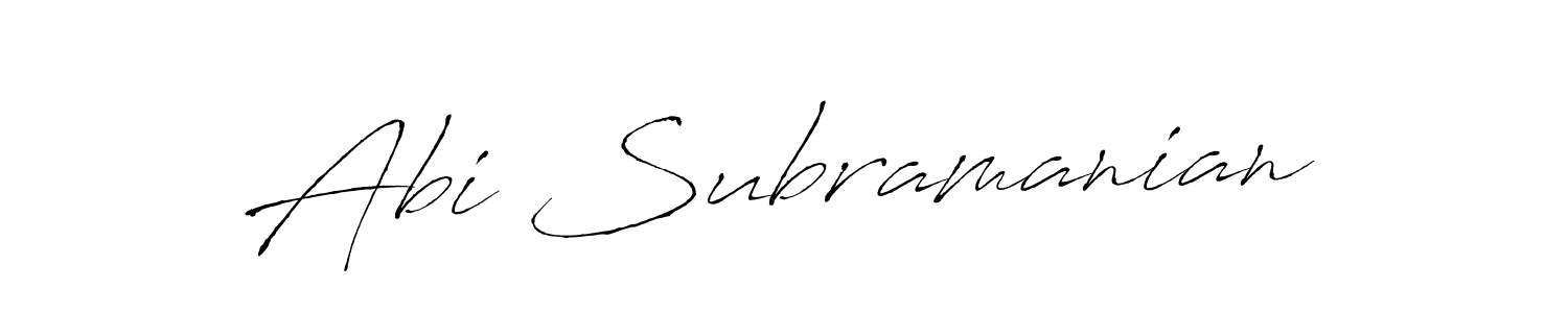 The best way (Antro_Vectra) to make a short signature is to pick only two or three words in your name. The name Abi Subramanian include a total of six letters. For converting this name. Abi Subramanian signature style 6 images and pictures png
