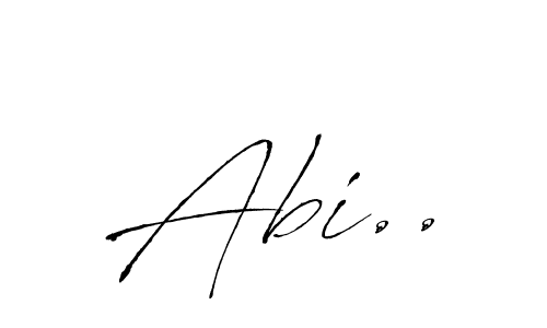 Make a beautiful signature design for name Abi... With this signature (Antro_Vectra) style, you can create a handwritten signature for free. Abi.. signature style 6 images and pictures png