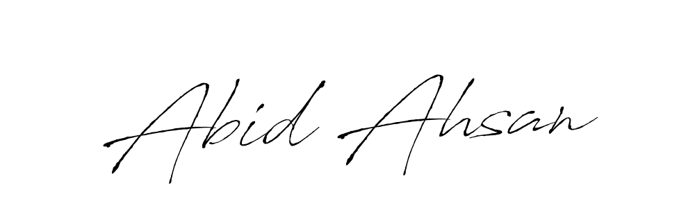 It looks lik you need a new signature style for name Abid Ahsan. Design unique handwritten (Antro_Vectra) signature with our free signature maker in just a few clicks. Abid Ahsan signature style 6 images and pictures png