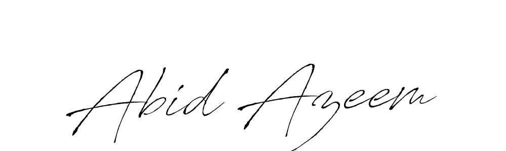 This is the best signature style for the Abid Azeem name. Also you like these signature font (Antro_Vectra). Mix name signature. Abid Azeem signature style 6 images and pictures png