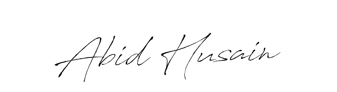 Make a beautiful signature design for name Abid Husain. With this signature (Antro_Vectra) style, you can create a handwritten signature for free. Abid Husain signature style 6 images and pictures png