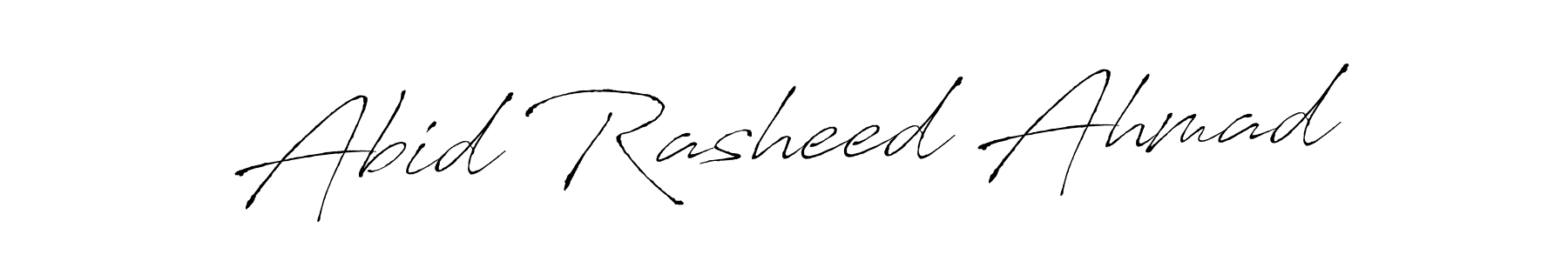 Use a signature maker to create a handwritten signature online. With this signature software, you can design (Antro_Vectra) your own signature for name Abid Rasheed Ahmad. Abid Rasheed Ahmad signature style 6 images and pictures png