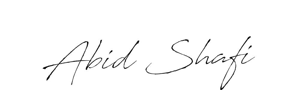 Design your own signature with our free online signature maker. With this signature software, you can create a handwritten (Antro_Vectra) signature for name Abid Shafi. Abid Shafi signature style 6 images and pictures png