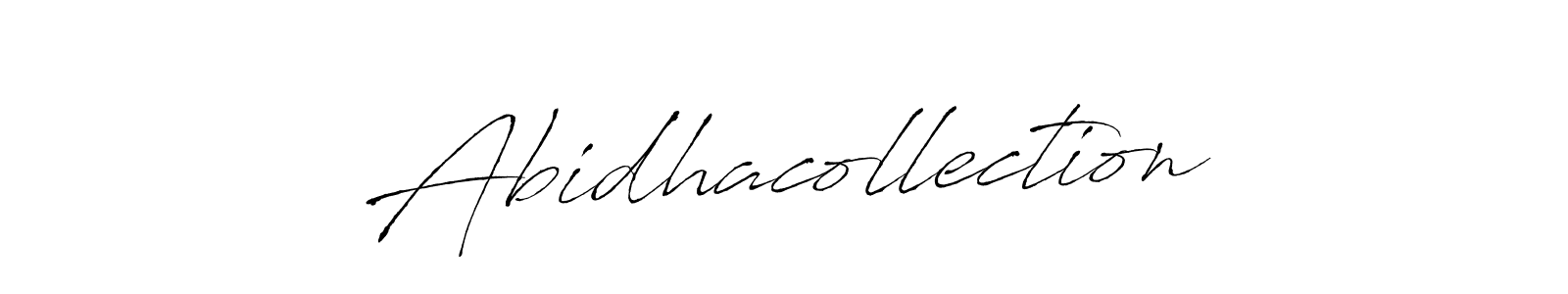 The best way (Antro_Vectra) to make a short signature is to pick only two or three words in your name. The name Abidhacollection include a total of six letters. For converting this name. Abidhacollection signature style 6 images and pictures png