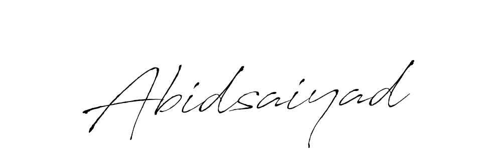 How to make Abidsaiyad signature? Antro_Vectra is a professional autograph style. Create handwritten signature for Abidsaiyad name. Abidsaiyad signature style 6 images and pictures png