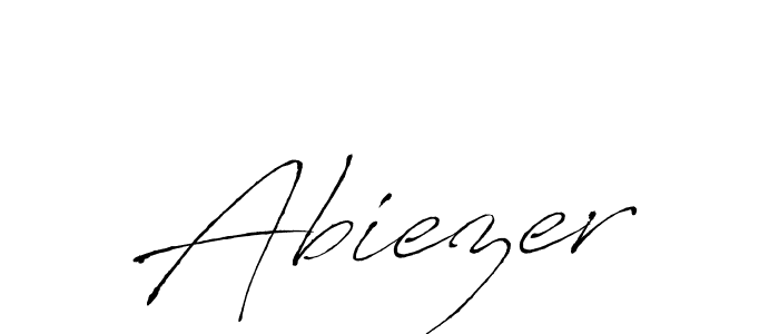 How to make Abiezer signature? Antro_Vectra is a professional autograph style. Create handwritten signature for Abiezer name. Abiezer signature style 6 images and pictures png