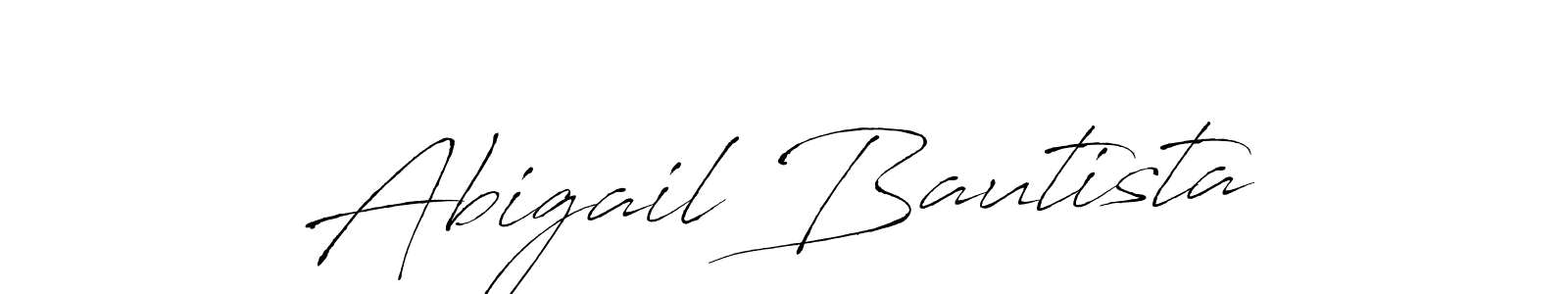 Abigail Bautista stylish signature style. Best Handwritten Sign (Antro_Vectra) for my name. Handwritten Signature Collection Ideas for my name Abigail Bautista. Abigail Bautista signature style 6 images and pictures png