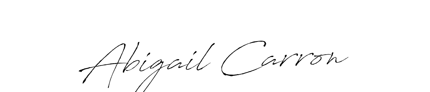 Create a beautiful signature design for name Abigail Carron. With this signature (Antro_Vectra) fonts, you can make a handwritten signature for free. Abigail Carron signature style 6 images and pictures png