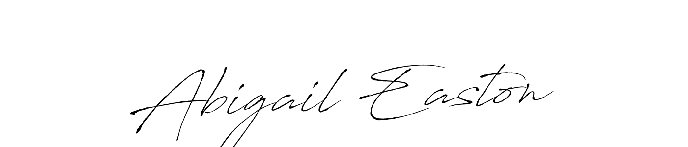 The best way (Antro_Vectra) to make a short signature is to pick only two or three words in your name. The name Abigail Easton include a total of six letters. For converting this name. Abigail Easton signature style 6 images and pictures png