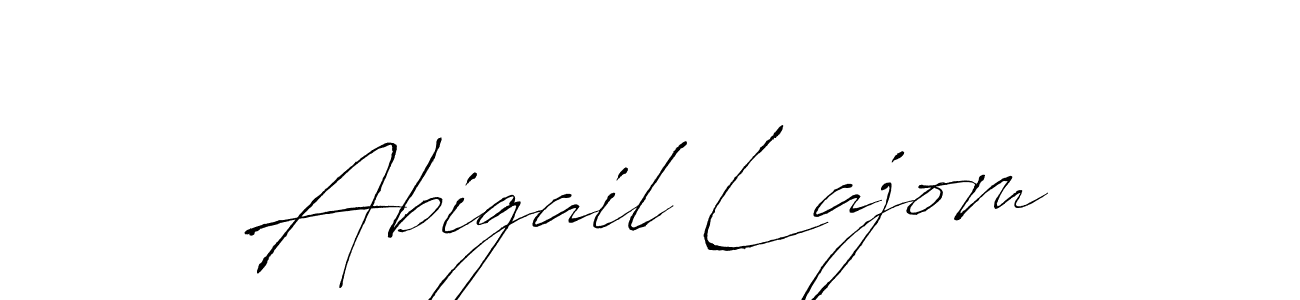 Make a beautiful signature design for name Abigail Lajom. With this signature (Antro_Vectra) style, you can create a handwritten signature for free. Abigail Lajom signature style 6 images and pictures png