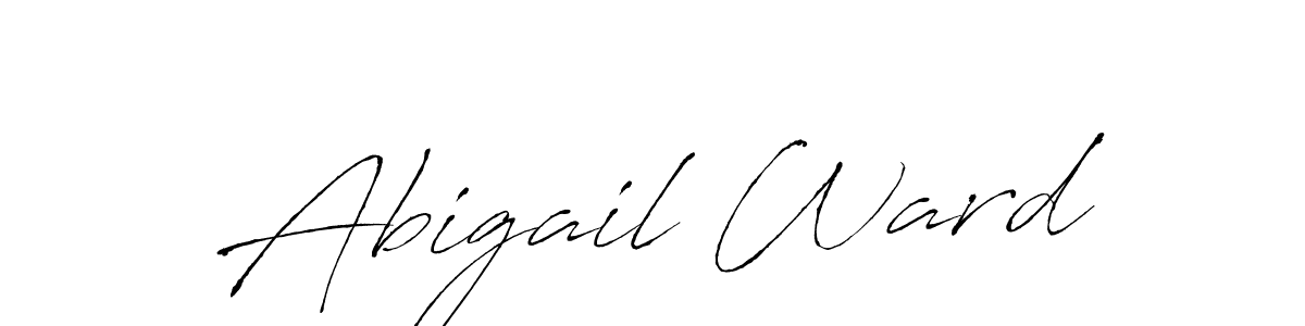 Abigail Ward stylish signature style. Best Handwritten Sign (Antro_Vectra) for my name. Handwritten Signature Collection Ideas for my name Abigail Ward. Abigail Ward signature style 6 images and pictures png