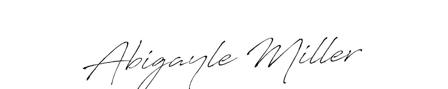 Abigayle Miller stylish signature style. Best Handwritten Sign (Antro_Vectra) for my name. Handwritten Signature Collection Ideas for my name Abigayle Miller. Abigayle Miller signature style 6 images and pictures png