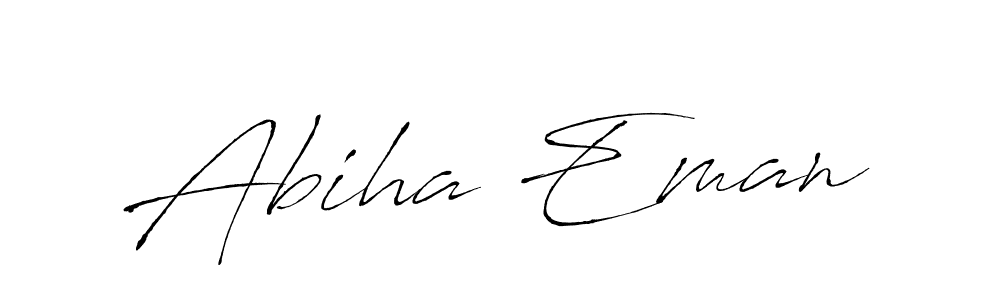 You can use this online signature creator to create a handwritten signature for the name Abiha Eman. This is the best online autograph maker. Abiha Eman signature style 6 images and pictures png