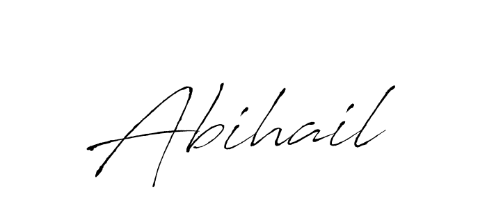 Abihail stylish signature style. Best Handwritten Sign (Antro_Vectra) for my name. Handwritten Signature Collection Ideas for my name Abihail. Abihail signature style 6 images and pictures png