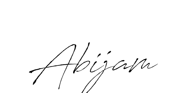 Use a signature maker to create a handwritten signature online. With this signature software, you can design (Antro_Vectra) your own signature for name Abijam. Abijam signature style 6 images and pictures png