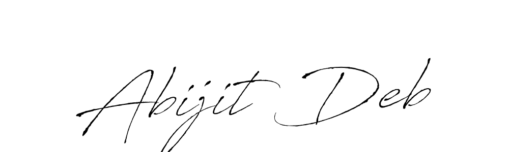 You should practise on your own different ways (Antro_Vectra) to write your name (Abijit Deb) in signature. don't let someone else do it for you. Abijit Deb signature style 6 images and pictures png