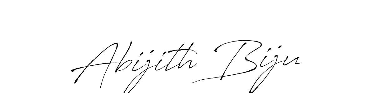 Make a beautiful signature design for name Abijith Biju. With this signature (Antro_Vectra) style, you can create a handwritten signature for free. Abijith Biju signature style 6 images and pictures png