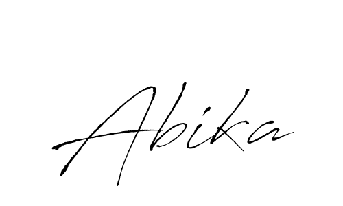 How to make Abika name signature. Use Antro_Vectra style for creating short signs online. This is the latest handwritten sign. Abika signature style 6 images and pictures png