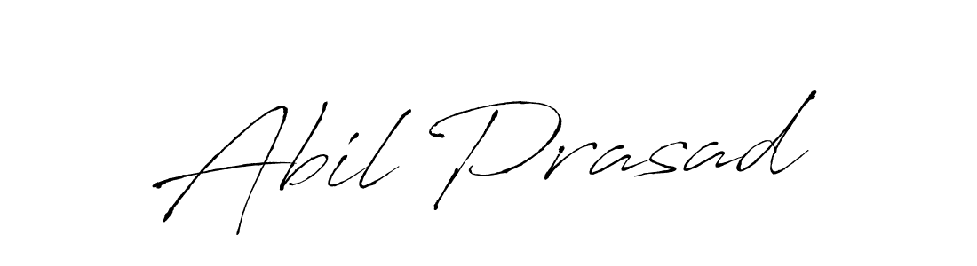 Abil Prasad stylish signature style. Best Handwritten Sign (Antro_Vectra) for my name. Handwritten Signature Collection Ideas for my name Abil Prasad. Abil Prasad signature style 6 images and pictures png