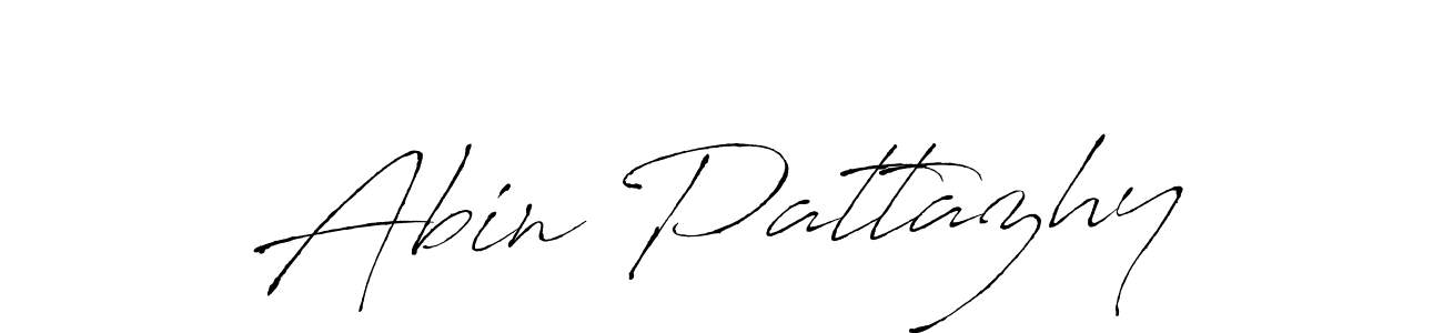 Make a beautiful signature design for name Abin Pattazhy. With this signature (Antro_Vectra) style, you can create a handwritten signature for free. Abin Pattazhy signature style 6 images and pictures png