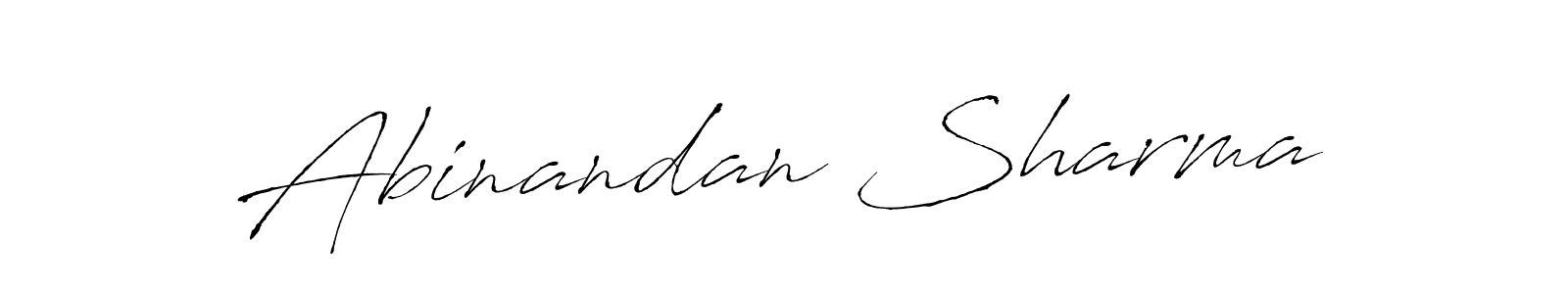 How to make Abinandan Sharma signature? Antro_Vectra is a professional autograph style. Create handwritten signature for Abinandan Sharma name. Abinandan Sharma signature style 6 images and pictures png